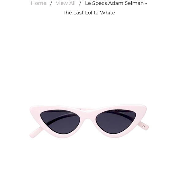 Le Specs by Adam Selman The Last Lolita in White